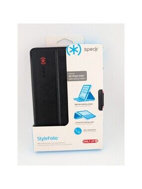 Speck Style Folio iPad Mini 2 3 Black Red Magnetic Case Stand Cover